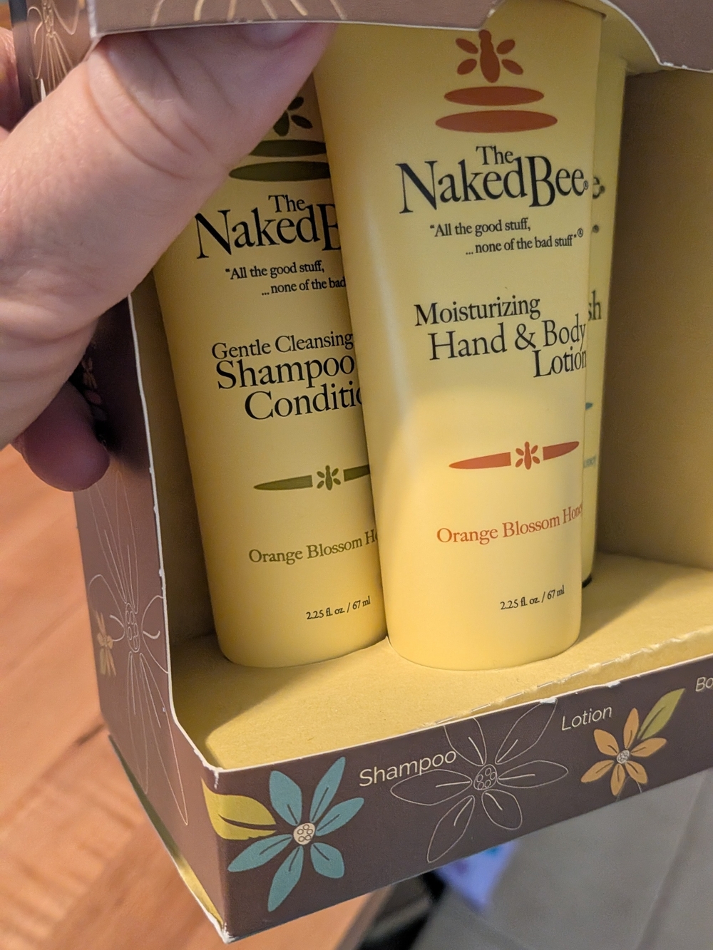 NIB Orange Blossom Honey Moisturizing Hand & Body Lotion - Yellow The Naked Bee - Picture 6 of 6